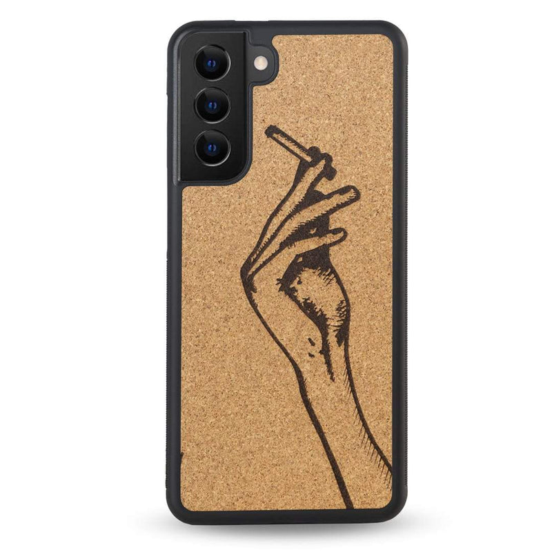 Coque OnePlus - La garçonne - Coque en bois