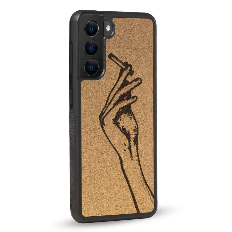 Coque OnePlus - La garçonne - Coque en bois