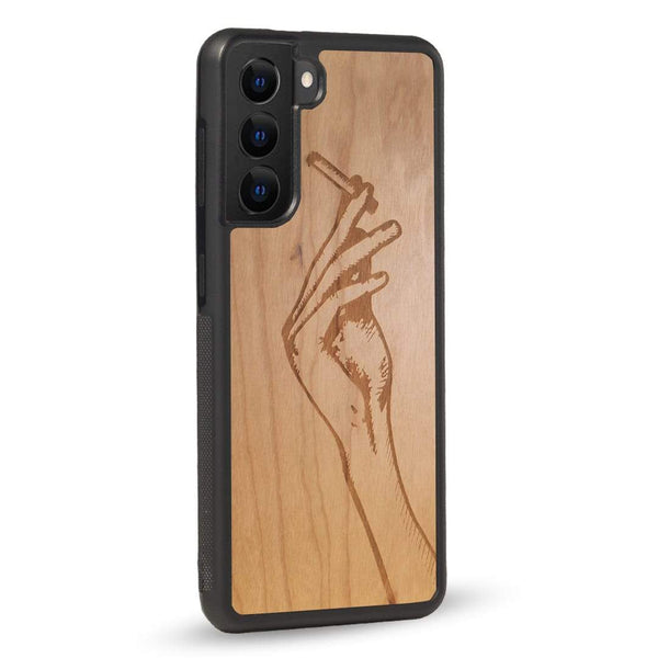 Coque OnePlus - La garçonne - Coque en bois