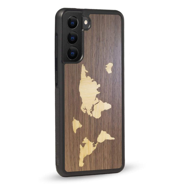 Coque OnePlus - La Mappemonde - Coque en bois
