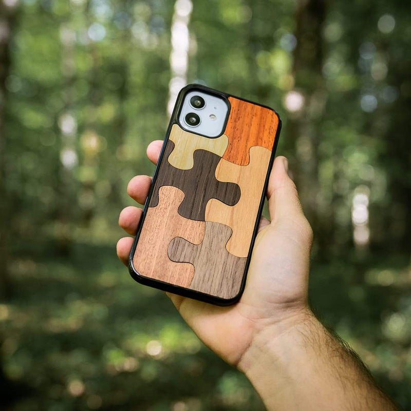 Coque OnePlus - Le Puzzle - Coque en bois