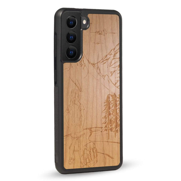 Coque OnePlus - L'Exploratrice - Coque en bois