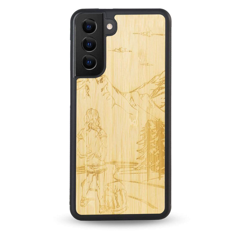 Coque OnePlus - L'Exploratrice - Coque en bois