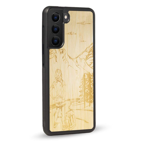 Coque OnePlus - L'Exploratrice - Coque en bois