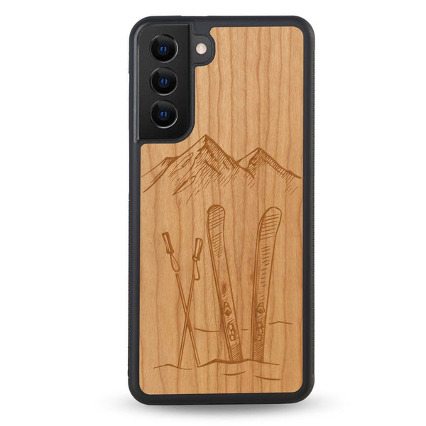 Coque OnePlus - Winter Holliday - Coque en bois