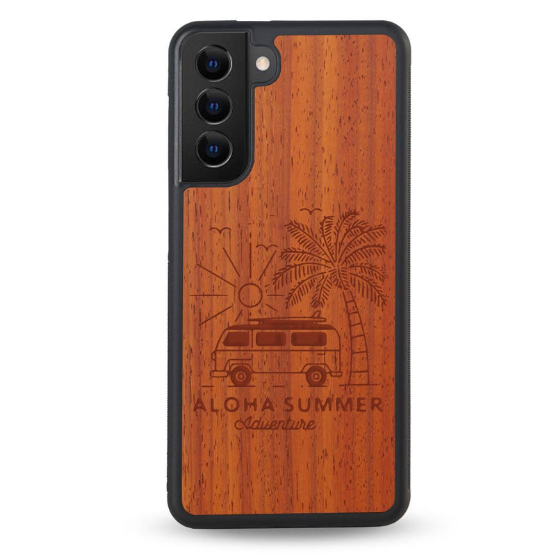 Coque Oppo - Aloha Summer - Coque en bois