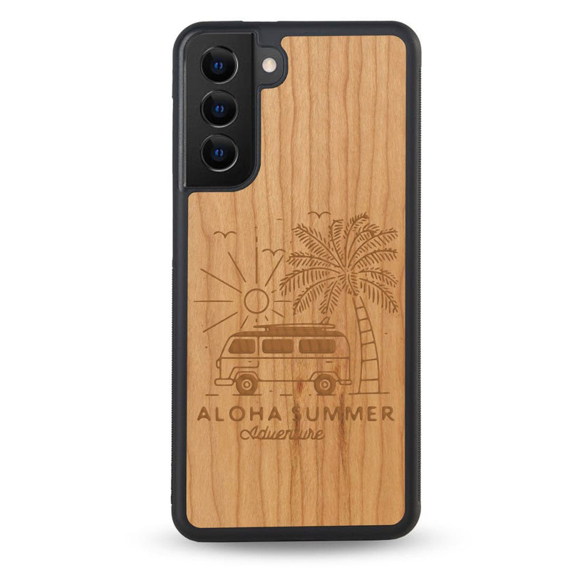 Coque Oppo - Aloha Summer - Coque en bois
