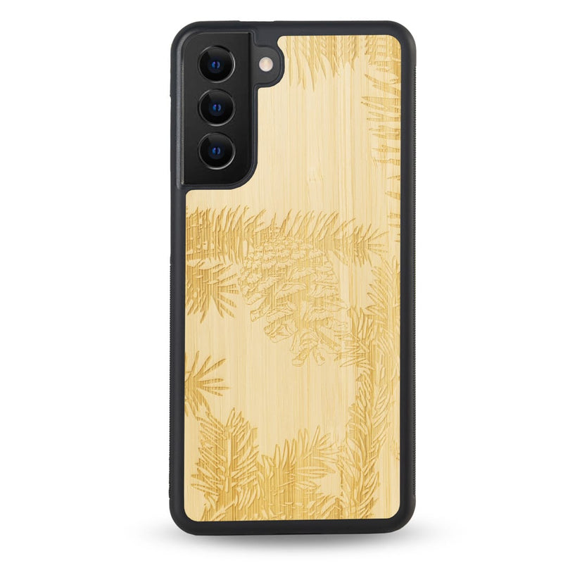 Coque Oppo - La Pomme de Pin - Coque en bois