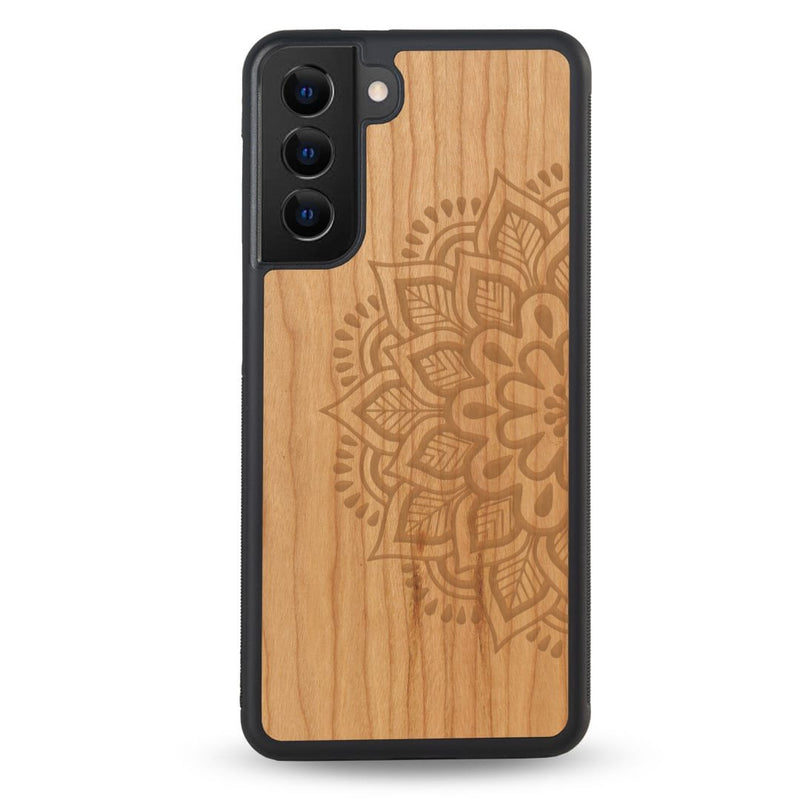 Coque Oppo - Le Mandala Sanskrit - Coque en bois