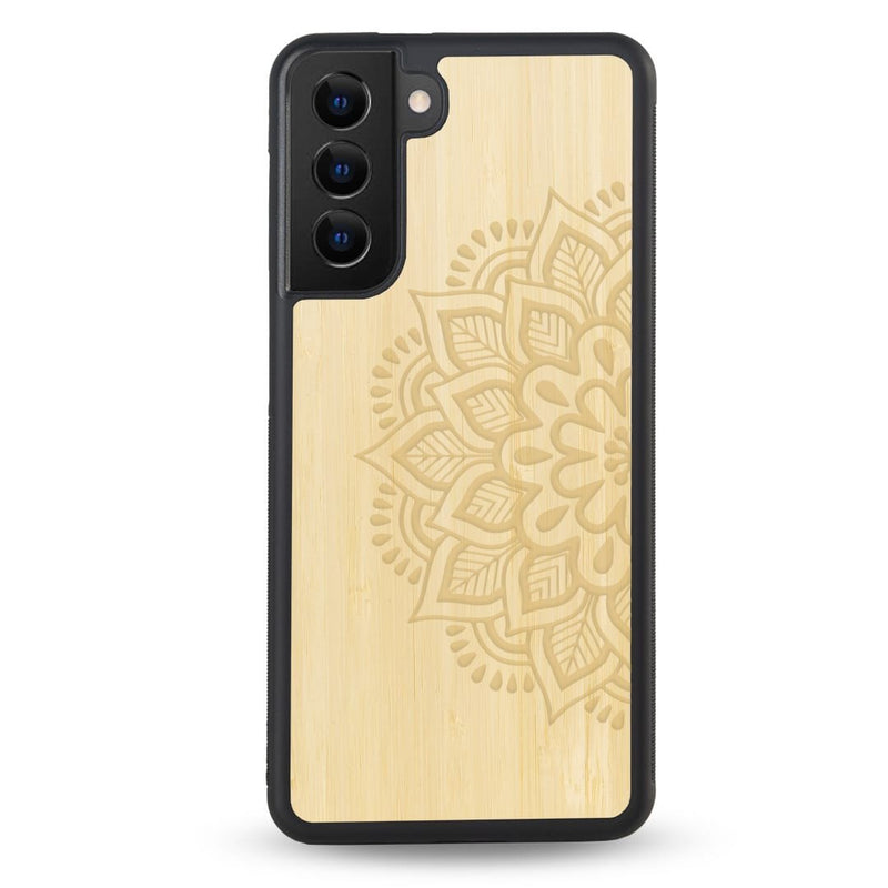 Coque Oppo - Le Mandala Sanskrit - Coque en bois