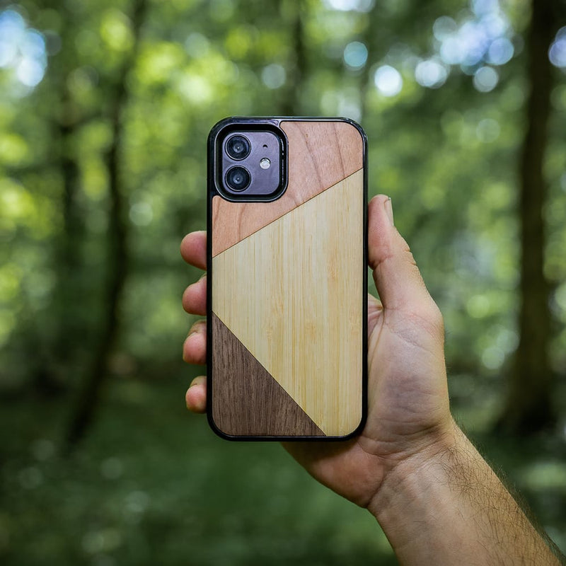 Coque Oppo - Le Trio - Coque en bois