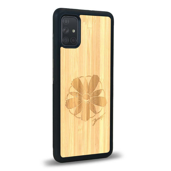 Coque Samsung A02S - La Fleur des Montagnes - Coque en bois