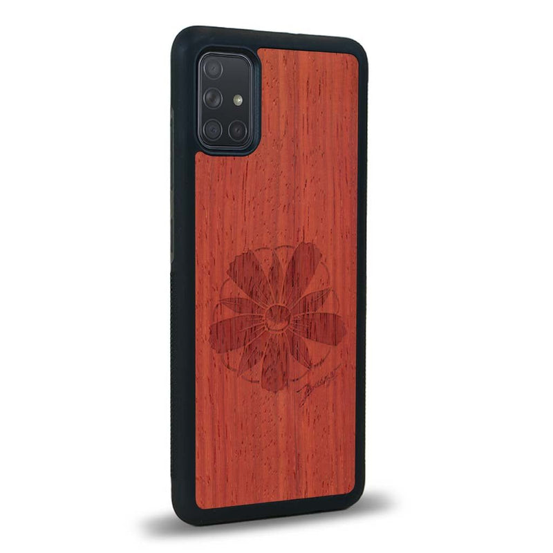 Coque Samsung A02S - La Fleur des Montagnes - Coque en bois