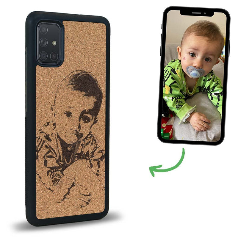 Coque Samsung A02S - La Personnalisable - Coque en bois