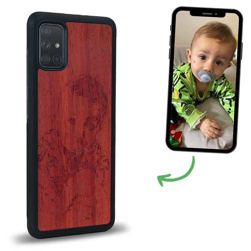 Coque Samsung A02S - La Personnalisable - Coque en bois