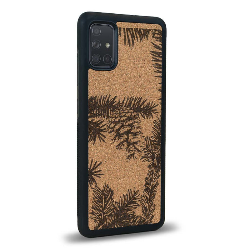 Coque Samsung A02S - La Pomme de Pin - Coque en bois