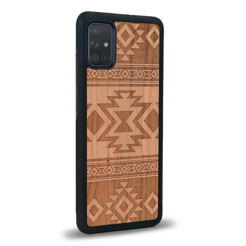 Coque Samsung A02S - L'Aztec - Coque en bois