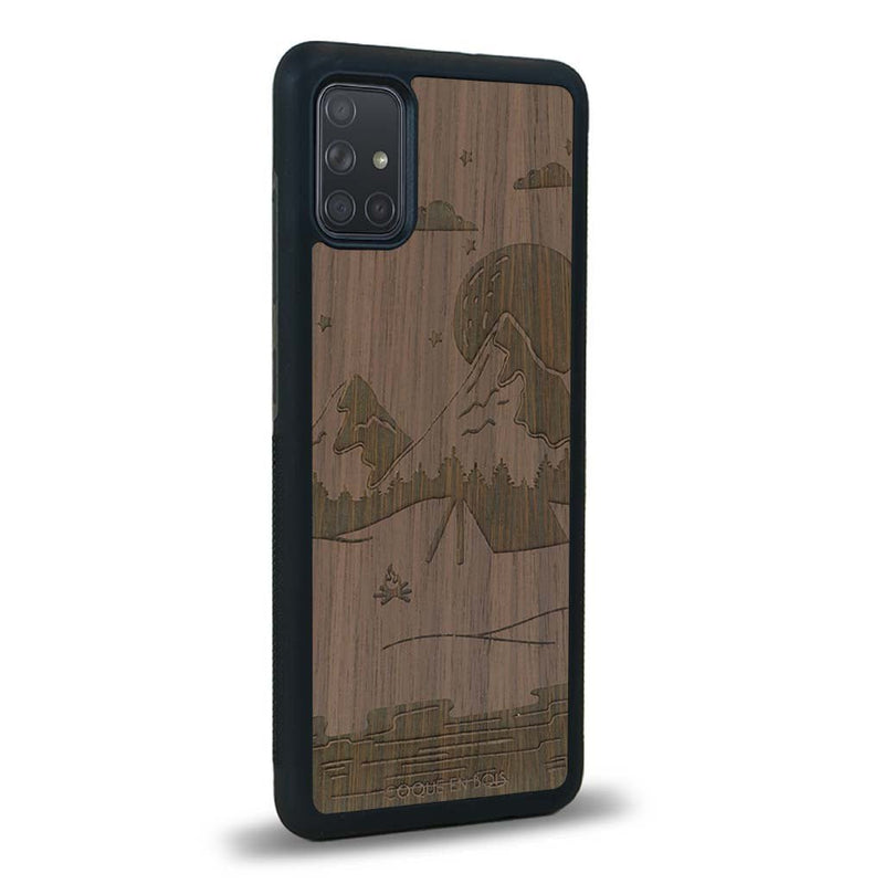 Coque Samsung A02S - Le Campsite - Coque en bois