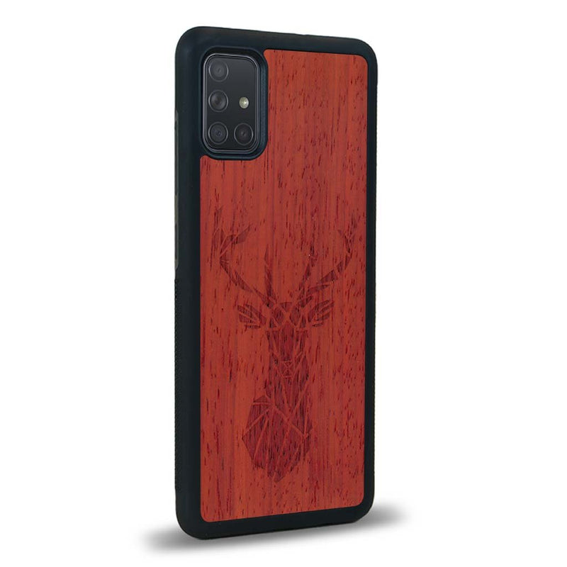 Coque Samsung A02S - Le Cerf - Coque en bois