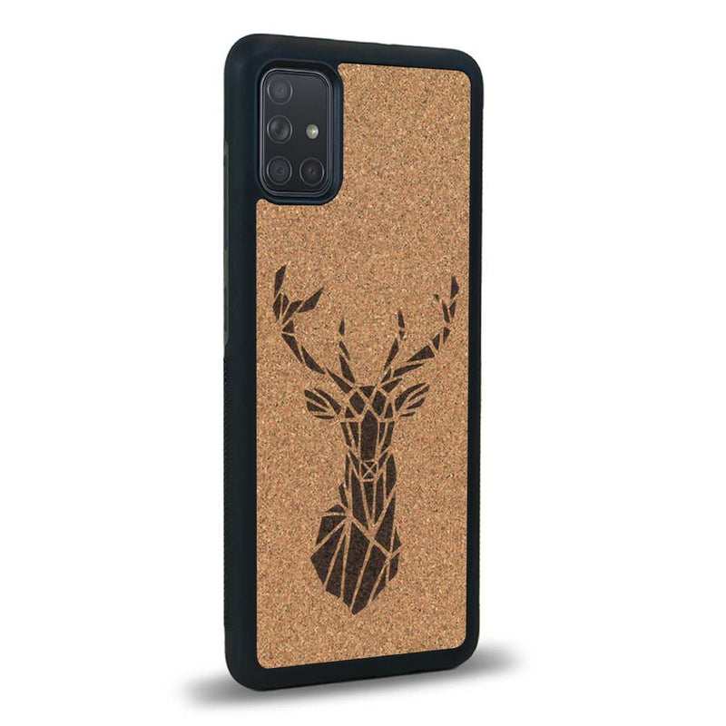 Coque Samsung A02S - Le Cerf - Coque en bois