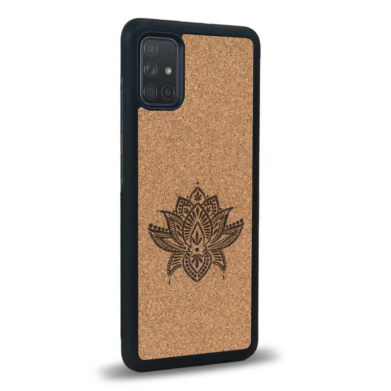 Coque Samsung A02S - Le Lotus - Coque en bois