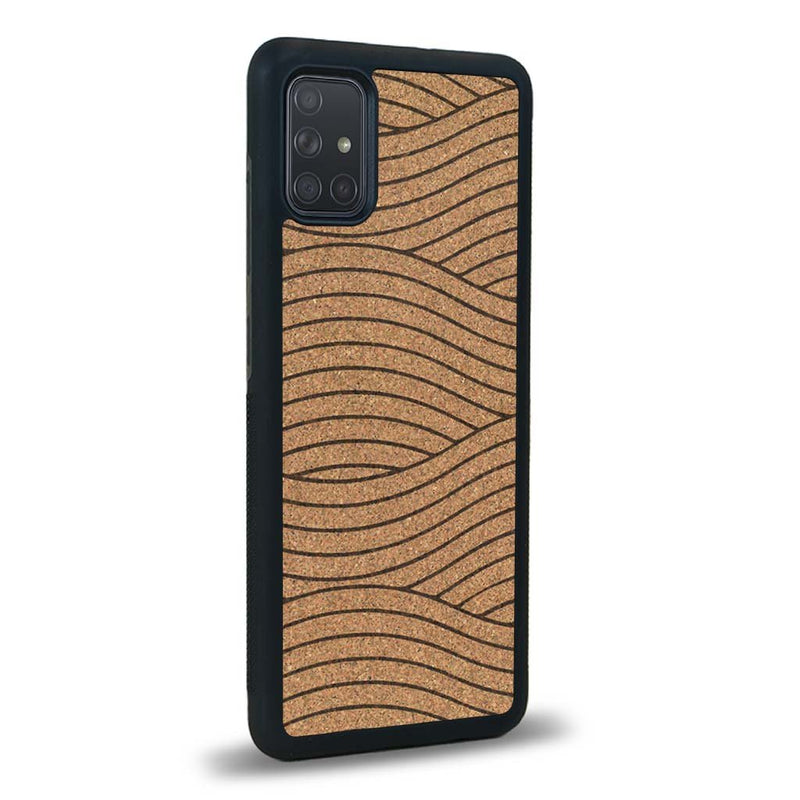 Coque Samsung A02S - Le Wavy Style - Coque en bois