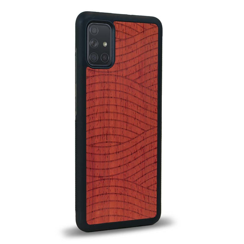 Coque Samsung A02S - Le Wavy Style - Coque en bois