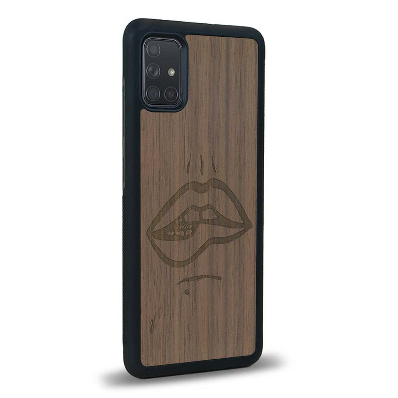 Coque Samsung A02S - The Kiss - Coque en bois