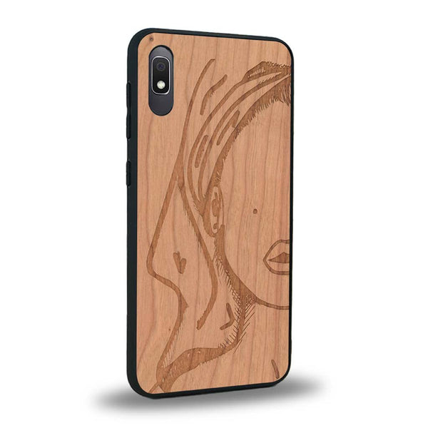 Coque Samsung A10 - Au féminin - Coque en bois