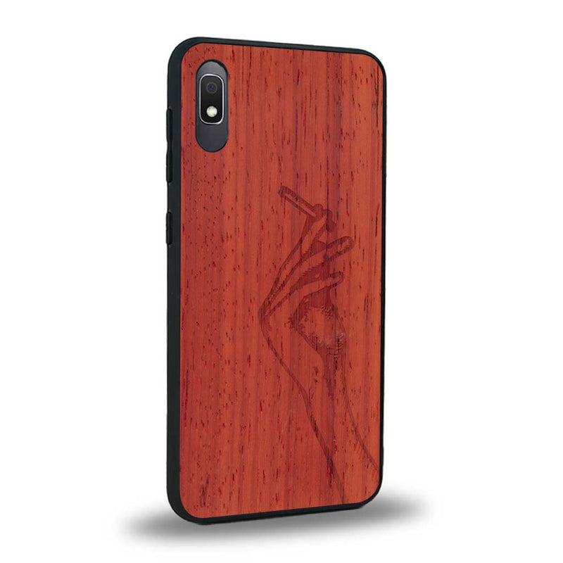 Coque Samsung A10 - La Garçonne - Coque en bois