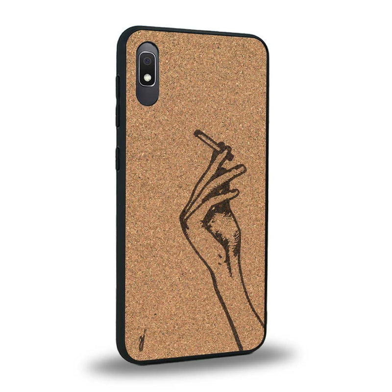 Coque Samsung A10 - La Garçonne - Coque en bois