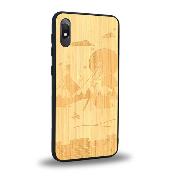 Coque Samsung A10 - Le Campsite - Coque en bois