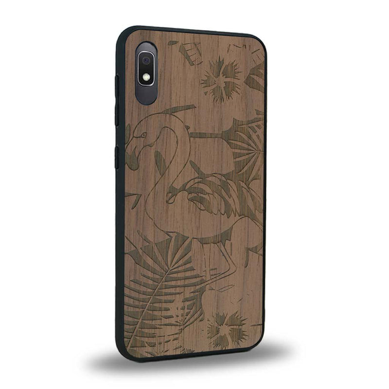 Coque Samsung A10 - Le Flamant Rose - Coque en bois