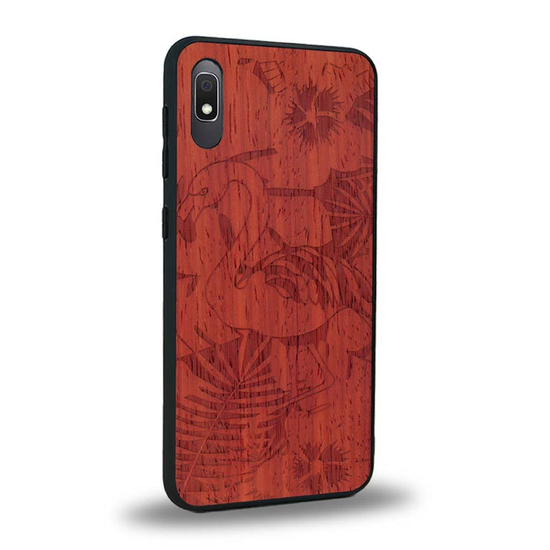 Coque Samsung A10 - Le Flamant Rose - Coque en bois