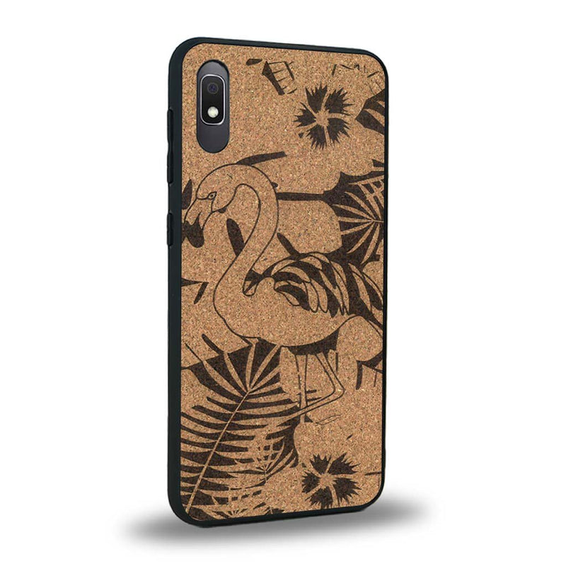 Coque Samsung A10 - Le Flamant Rose - Coque en bois