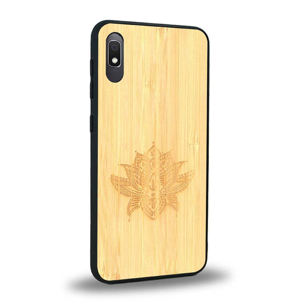 Coque Samsung A10 - Le Lotus - Coque en bois