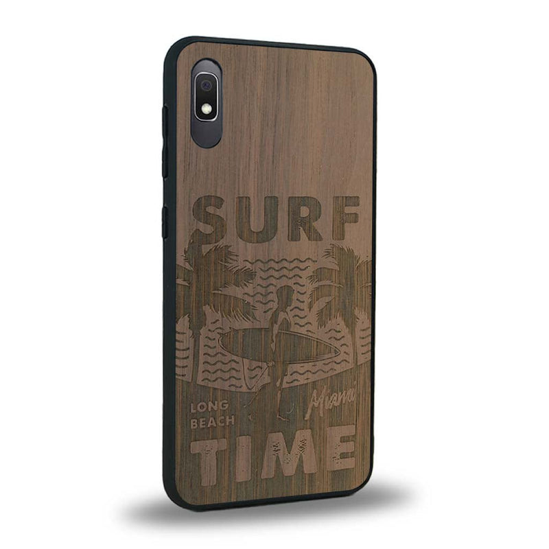 Coque Samsung A10 - Surf Time - Coque en bois