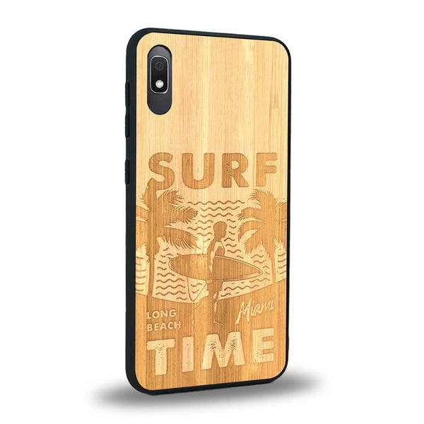 Coque Samsung A10 - Surf Time - Coque en bois