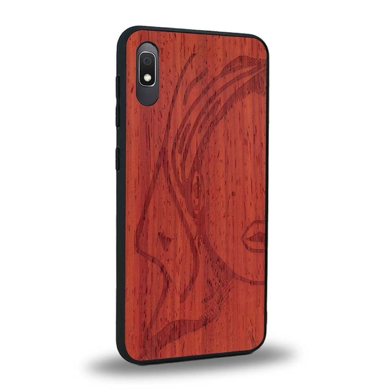 Coque Samsung A10E - Au féminin - Coque en bois