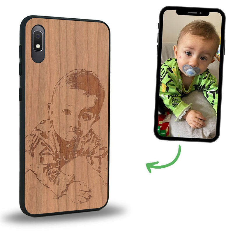 Coque Samsung A10E - La Personnalisable - Coque en bois