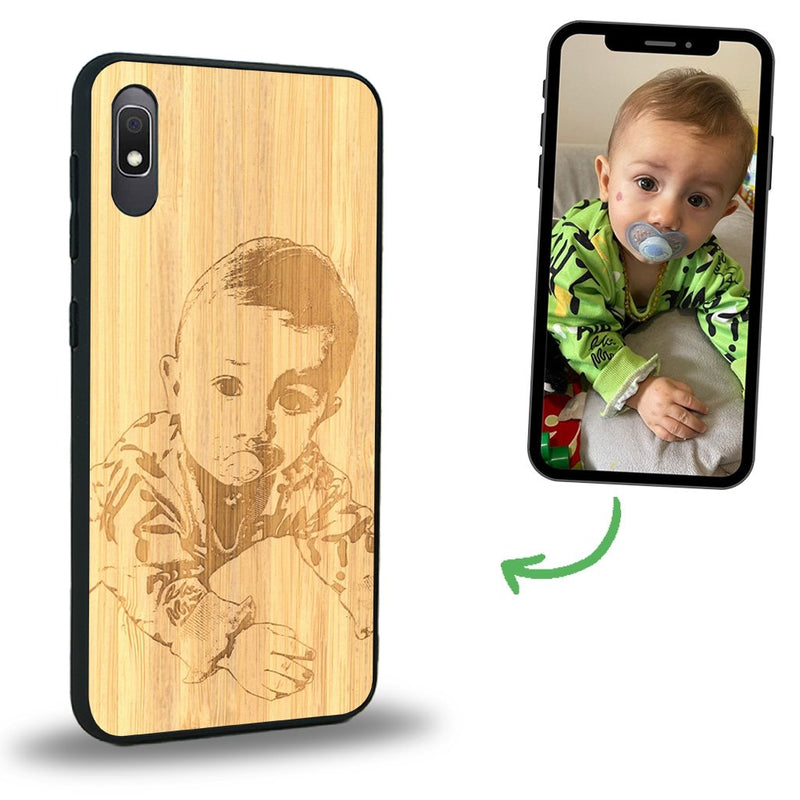 Coque Samsung A10E - La Personnalisable - Coque en bois