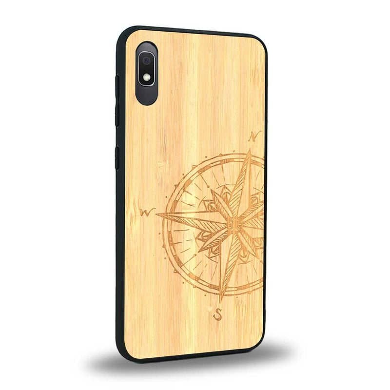 Coque Samsung A10E - La Rose des Vents - Coque en bois