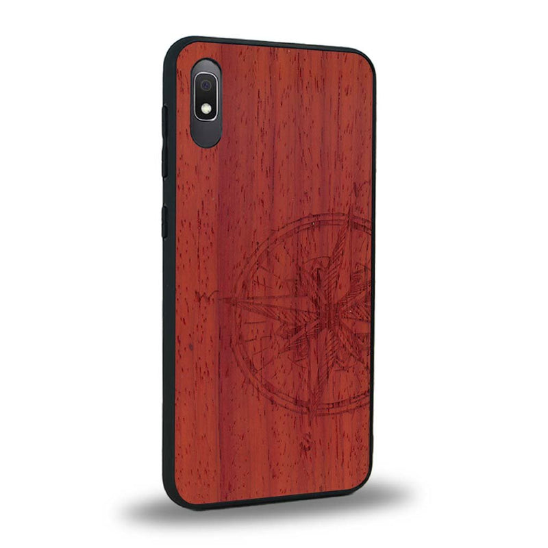 Coque Samsung A10E - La Rose des Vents - Coque en bois