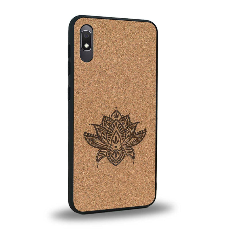 Coque Samsung A10E - Le Lotus - Coque en bois