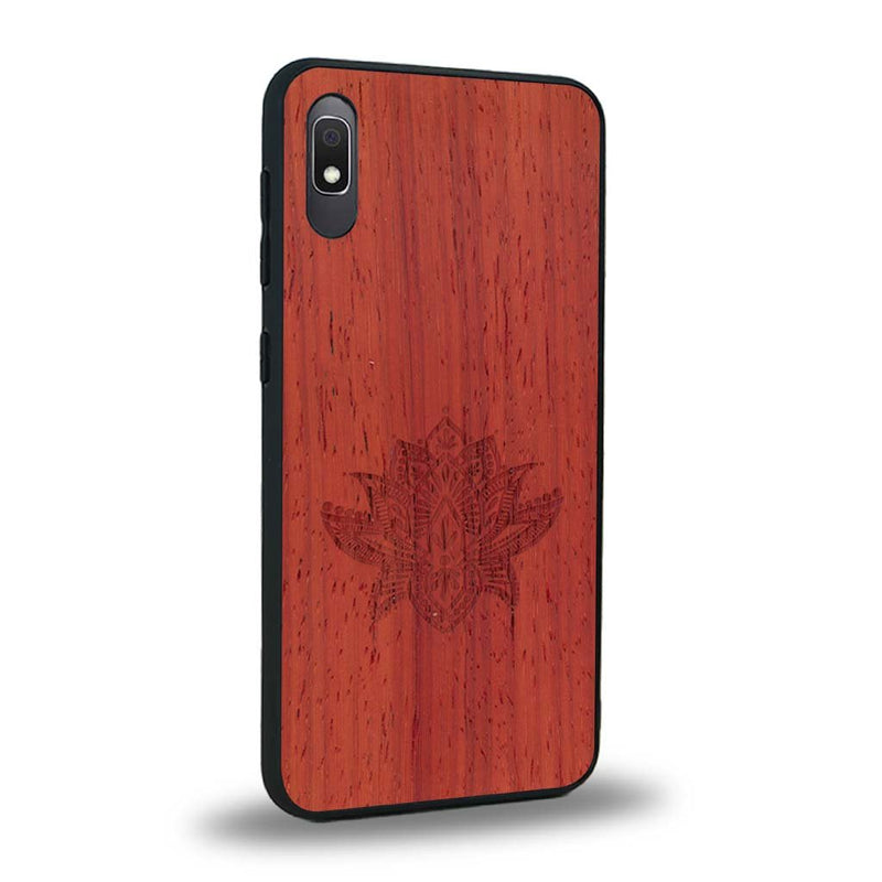 Coque Samsung A10E - Le Lotus - Coque en bois