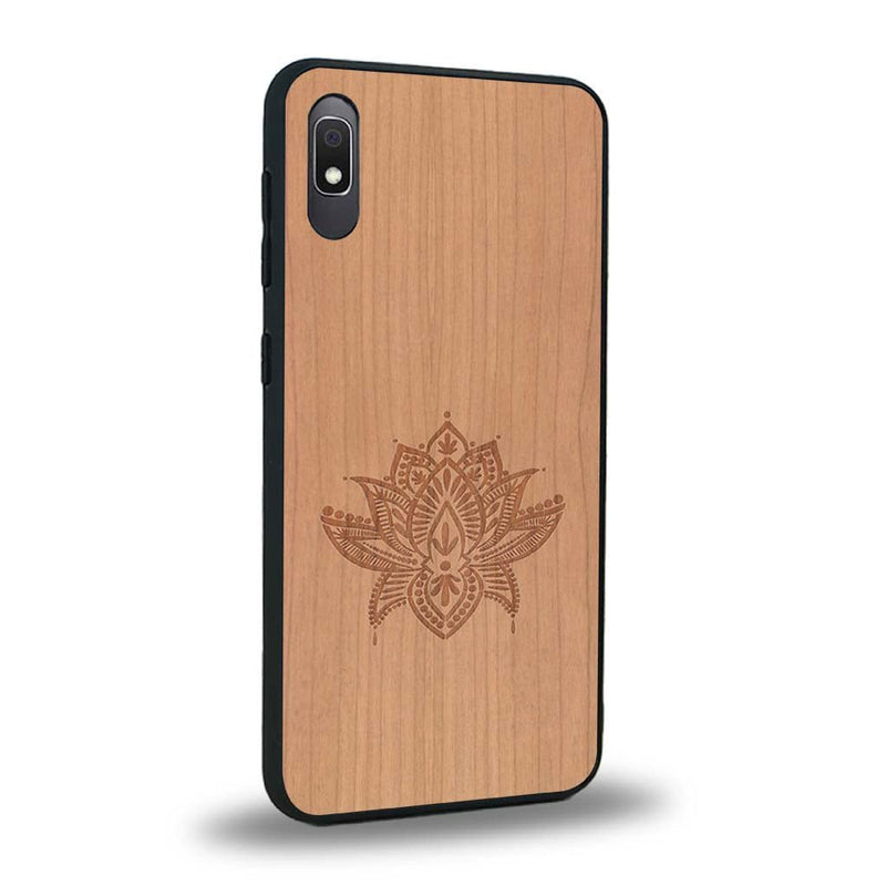 Coque Samsung A10E - Le Lotus - Coque en bois