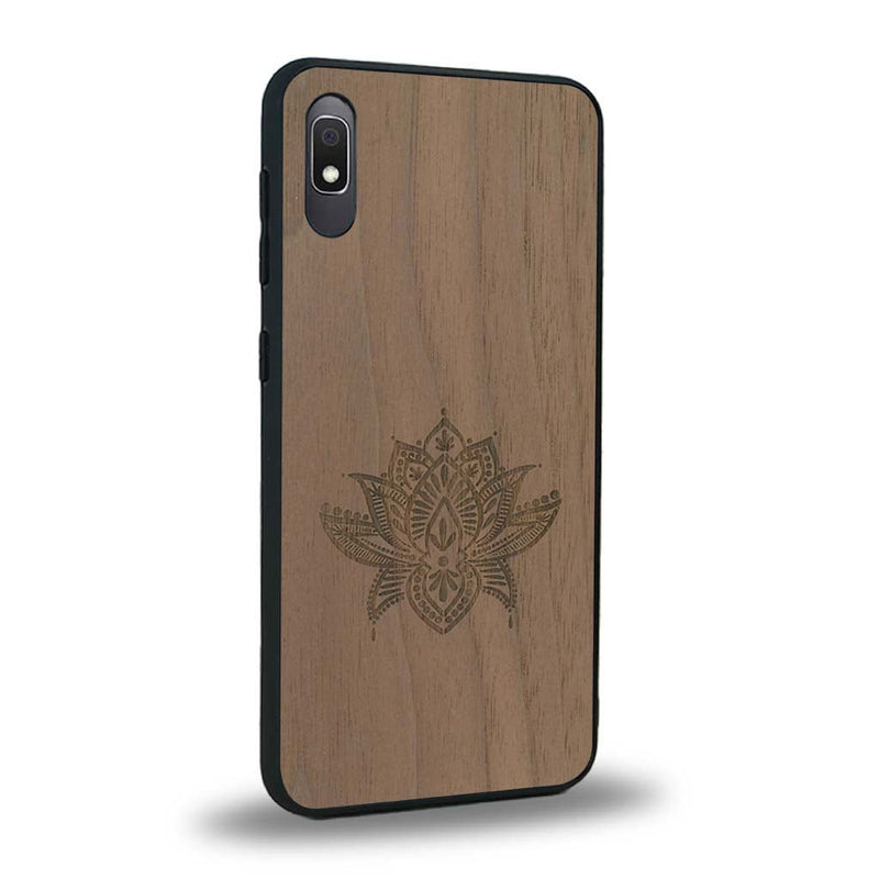 Coque Samsung A10E - Le Lotus - Coque en bois