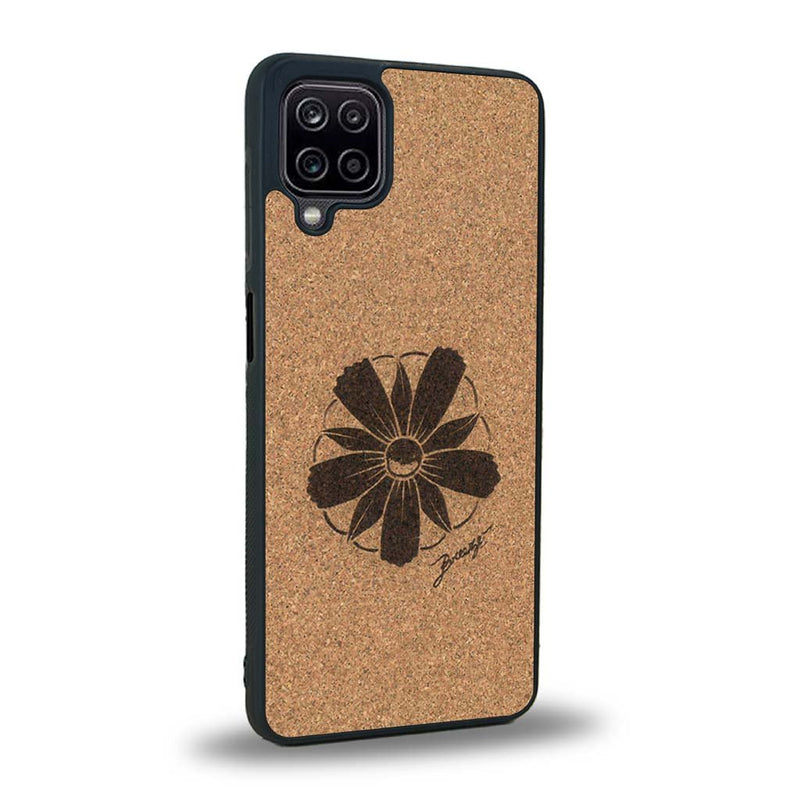 Coque Samsung A12 5G - La Fleur des Montagnes - Coque en bois