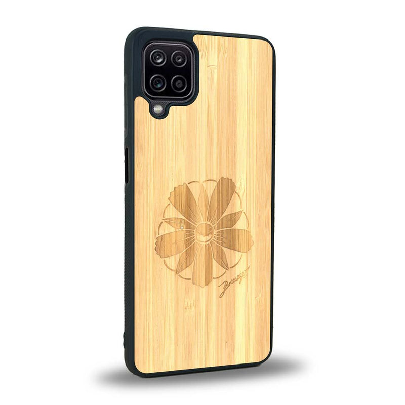 Coque Samsung A12 5G - La Fleur des Montagnes - Coque en bois