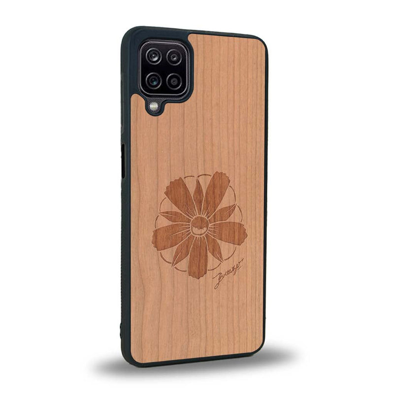 Coque Samsung A12 5G - La Fleur des Montagnes - Coque en bois